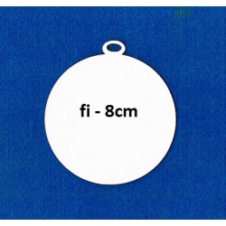 BEERMATA #1,5mm , biała tekturka , scrap , BOMBKA   8cm,  birmata